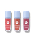 Three shades of Tulipscreen Hydrating Lip oil