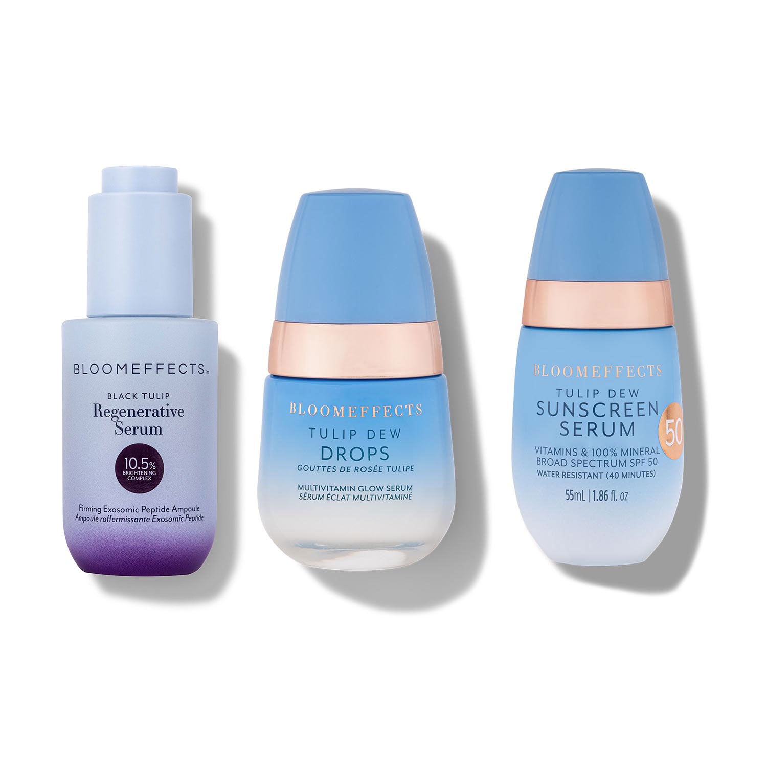 Regenerative Serum, Dew Drops & Sunscreen Serum