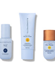 Three skincare products from Bloomeffects on a white background