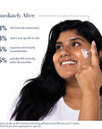 Immediately After:

98% elt instantly moisturized
98%
said it was gentle on skin
96%
experienced instantly nourished skin
96%
said skin felt instantly softer & smoother
*Third-party study on 60 women evaluating self-perceived efficacy over 2 weeks.
Results from those who expressed an opinion.