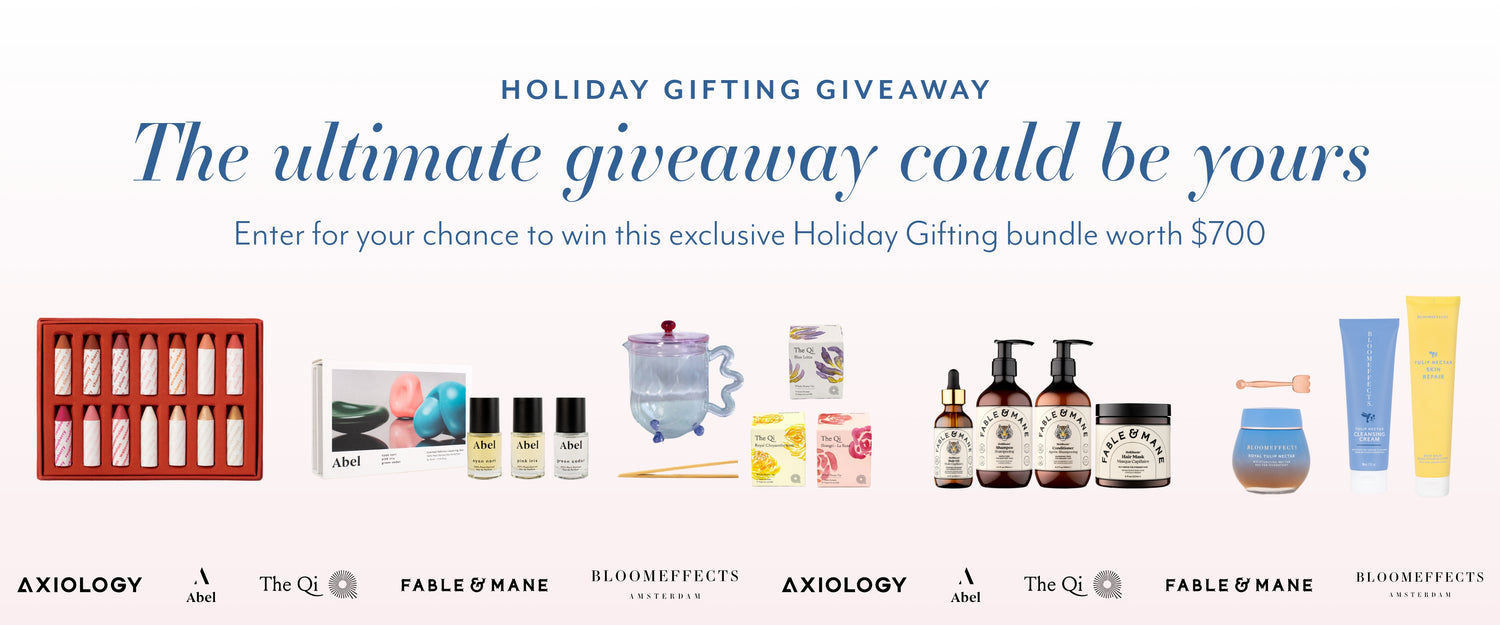 Holiday Gifting Giveaway. The ultimate giveaway could be yours. Enter for your chance to win this exclusive Holiday Gifting bundle worth $700